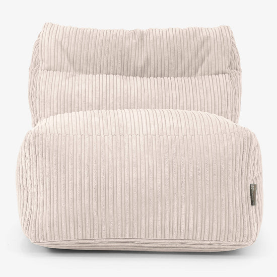 Modulares Sofa Sitzsack, Mittelteil - Cord Elfenbein 02