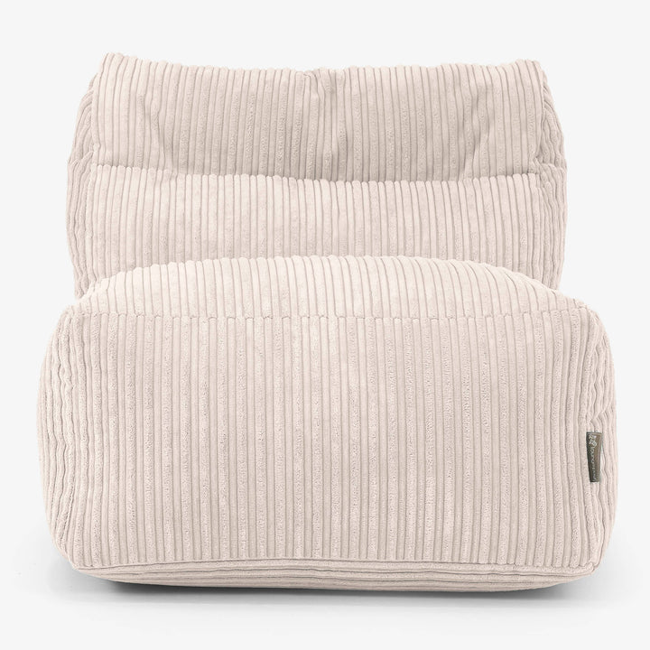 Modulares Sofa Sitzsack, Mittelteil - Cord Elfenbein 02