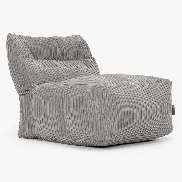 Modulares Sofa Sitzsack, Mittelteil - Cord Graphitgrau 01