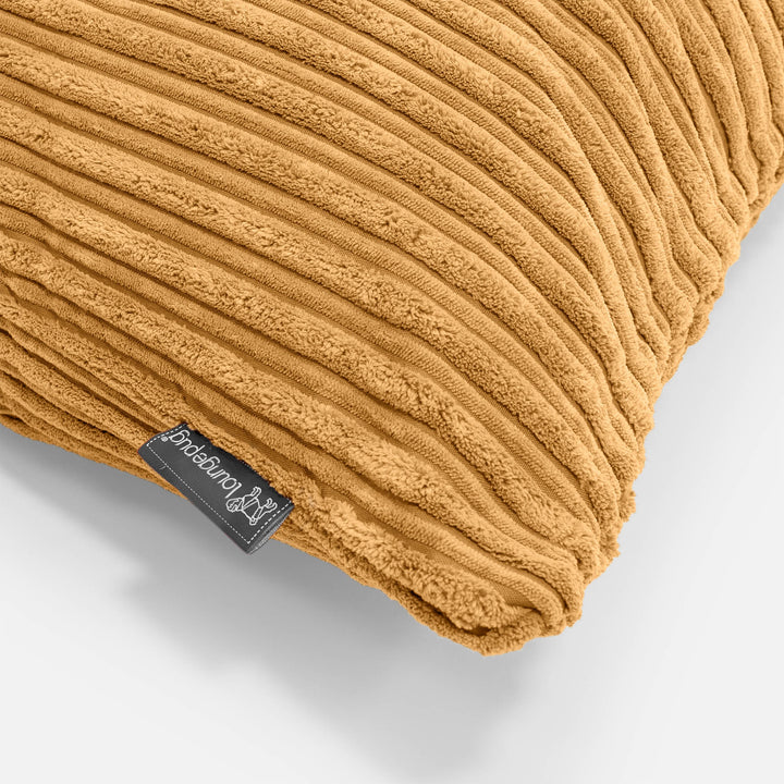 Nackenrolle Dekokissen / Sofa Kissenbezug 20 x 55cm - Cord Goldhonig 03