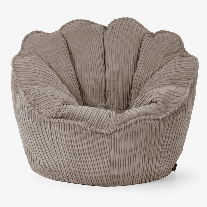 Natalia Sacco Sitzsack Stuhl - Cord Beigegrau 01