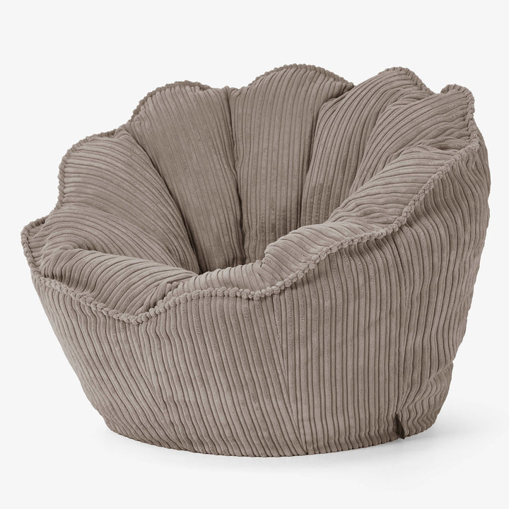 Natalia Sacco Sitzsack Stuhl - Cord Beigegrau 02