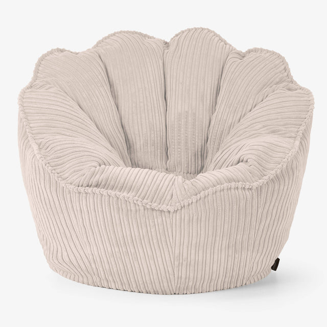Natalia Sacco Sitzsack Stuhl - Cord Elfenbein 01