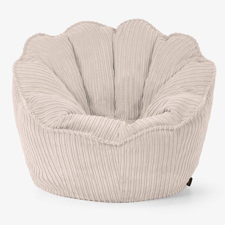 Natalia Sacco Sitzsack Stuhl - Cord Elfenbein 01