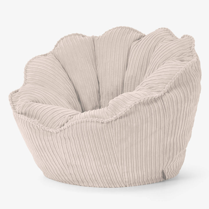 Natalia Sacco Sitzsack Stuhl - Cord Elfenbein 02