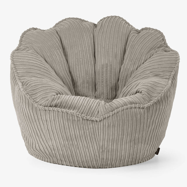 Natalia Sacco Sitzsack Stuhl - Cord Nerzfarben 01