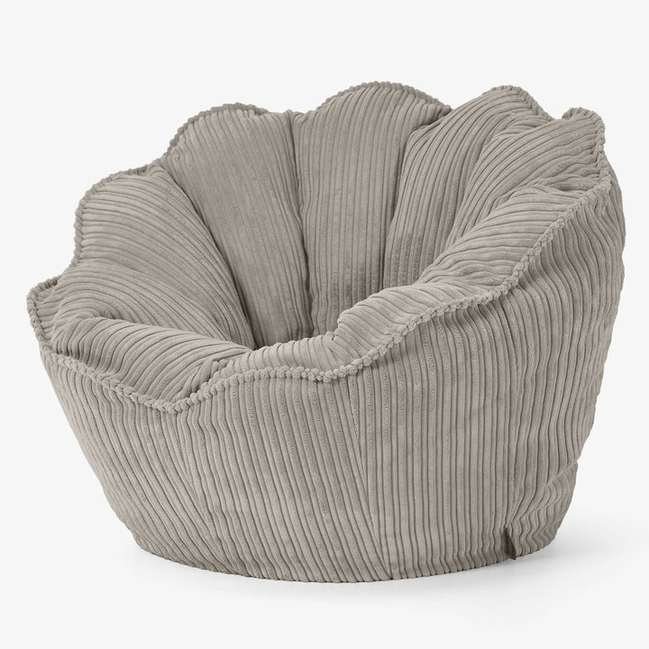 Natalia Sacco Sitzsack Stuhl - Cord Nerzfarben 02