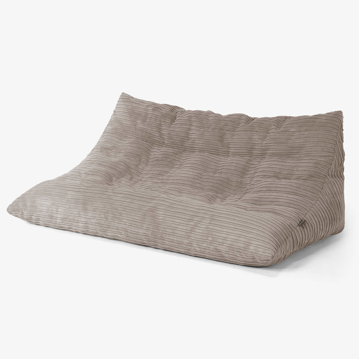 Noah Sitzsack-Bodensofa - Cord Beigegrau 02