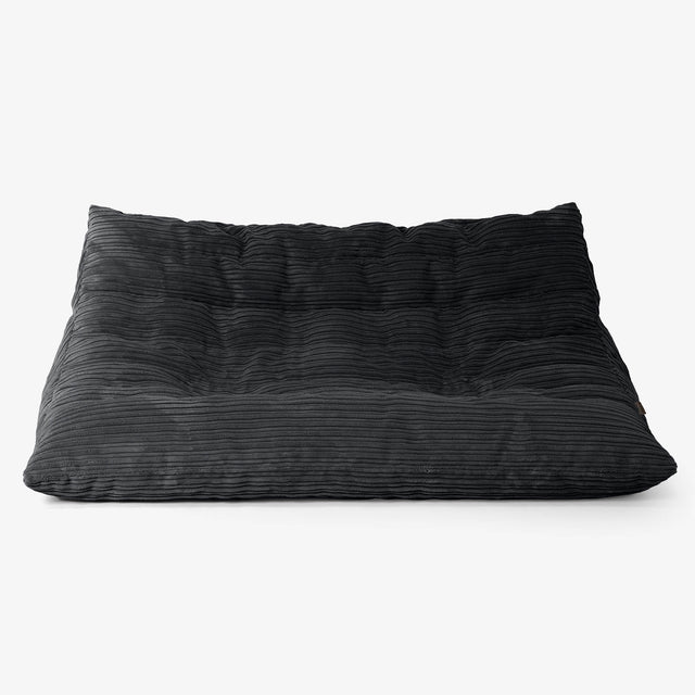 Noah Sitzsack-Bodensofa - Cord Schwarz 01