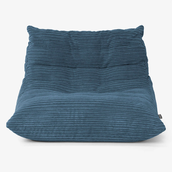 Noah Sitzsack-Bodenstuhl - Cord Marineblau 01