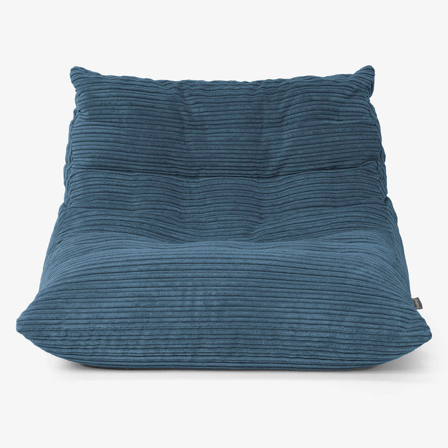 Noah Sitzsack-Bodenstuhl - Cord Marineblau 01