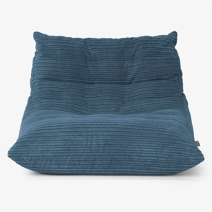 Noah Sitzsack-Bodenstuhl - Cord Marineblau 01