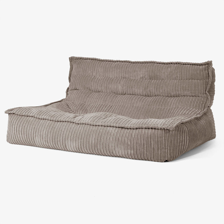 Oliver Sitzsack Bodensofa - Cord Beigegrau 02