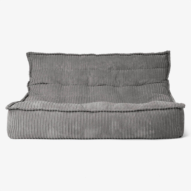 Oliver Sitzsack Bodensofa - Cord Graphitgrau 01