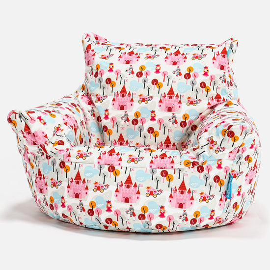 Klein Kindersessel Sitzsack 1-3 jahren - Druck Prinzessin 01