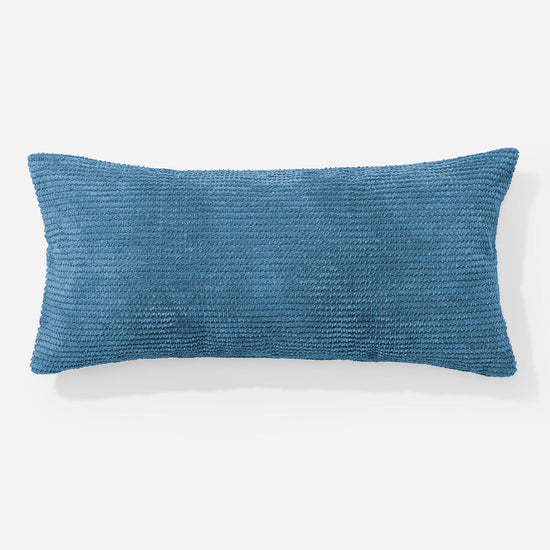 Riesen Dekokissen / Sofa Kissenbezug 40 x 70cm - Pom-Pom Himmelblau 01