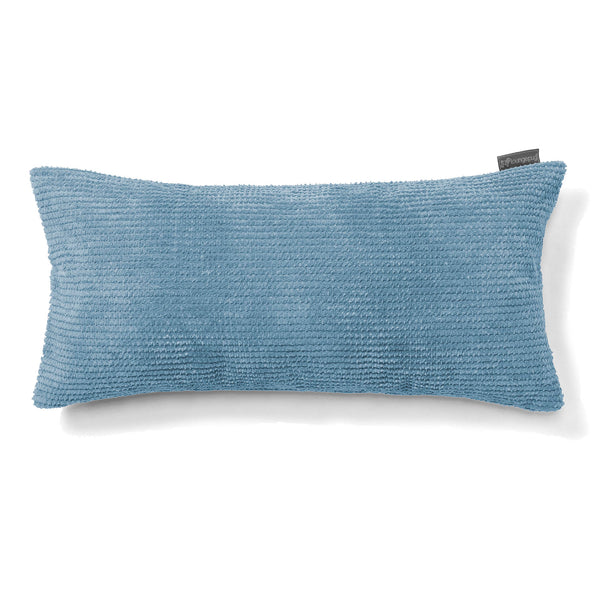 Lounge Pug Riesen Dekokissen / Sofa Kissenbezug 40 x 70cm Waffle Cord Himmelblau– Big Bertha Original DE