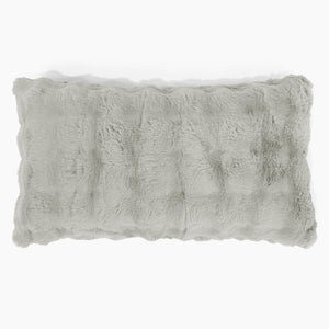 Riesen Dekokissen / Sofa Kissenbezug 40 x 70cm - Bubble Pelz Salbeigrün