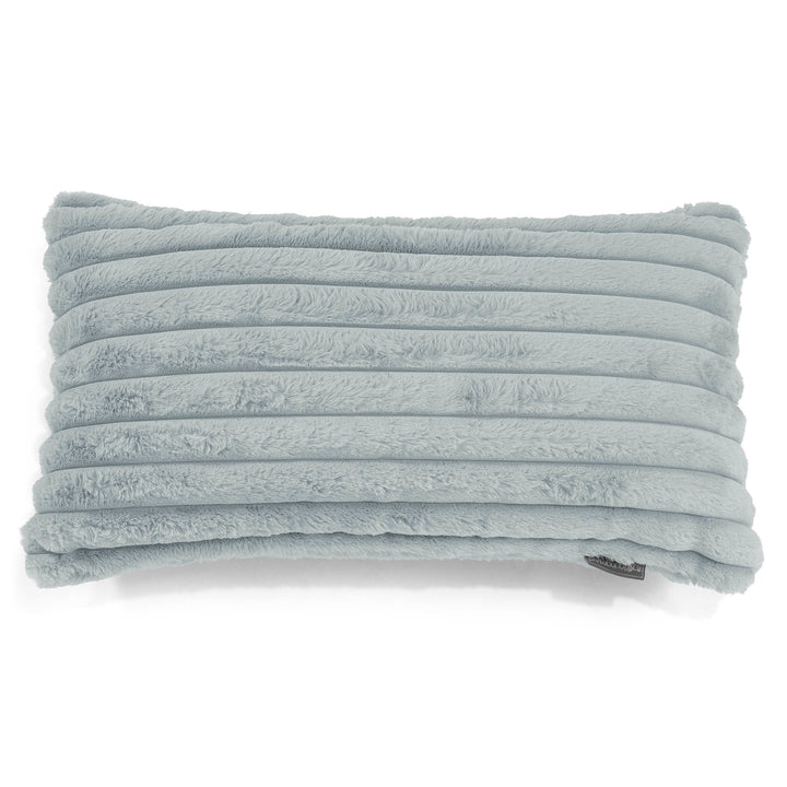 Lounge Pug Riesen Kissen 40 x 70cm Ultra Plüsch Cord Taubenblau– Big Bertha Original DE