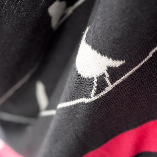 Kuscheldecke / Tagesdecke - Gestrickte Bird 05