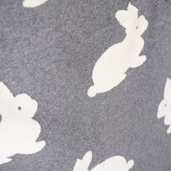 Kuscheldecke / Tagesdecke - Gestrickte Rabbit 03