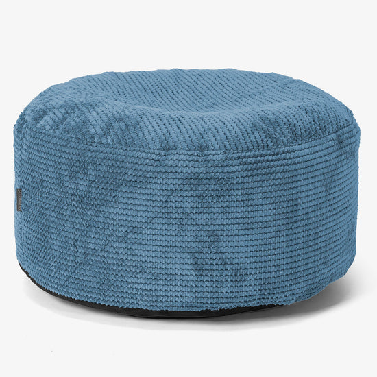 Sitzhocker mit Tablett - Pom-Pom Himmelblau 02
