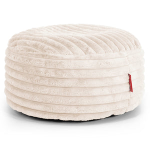 Sitzhocker Pouf - Ultra Plüsch Cord Creme