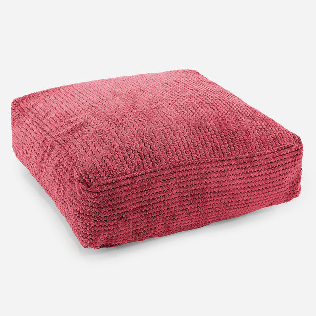 Sitzkissen - Pom-Pom Pastellrot 01
