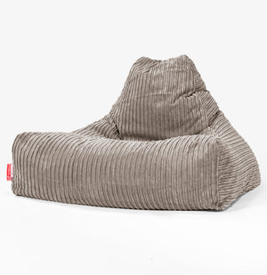Sitzsack Lounge Sessel - Cord Beigegrau