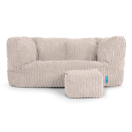 Kindersofa Albert 2-6 jahren - Cord Elfenbein 02