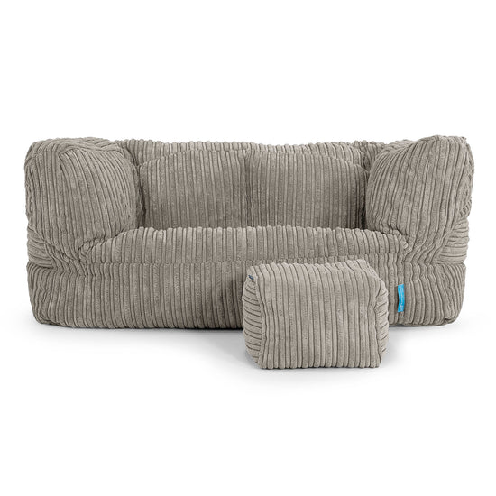 Kindersofa Albert 2-6 jahren - Cord Nerzfarben 02
