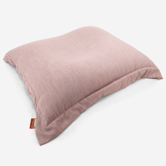 Sitzsack XXL - Leinenlook Rose 03