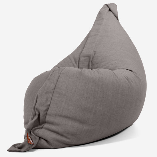 Sitzsack XXL - Leinenlook Schiefergrau 02