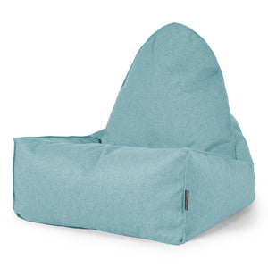 Skandi-Lounge Sitzsack - Interalli Wolle Aqua