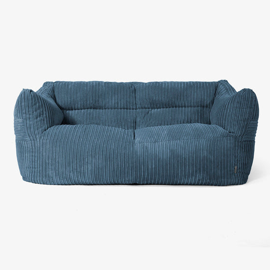 Victor Sitzsack Sofa - Cord Marineblau 01