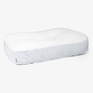 XXL Slouchy Hundebett - Kaninchen Kunstfell Pastellblau