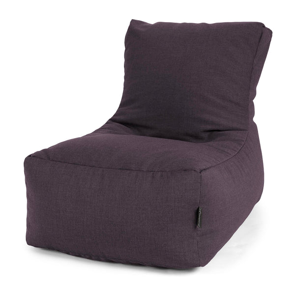 Outdoor-Lounger-Sitzsack - Sunbrella Marineblau 01