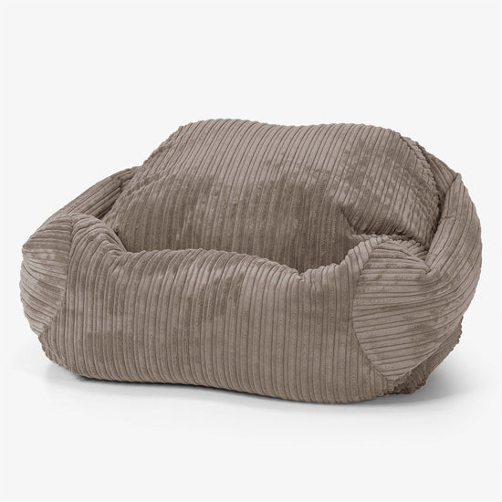 Sabine Sitzsack Sessel - Cord Beigegrau 01