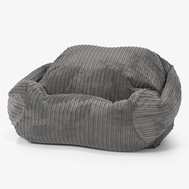 Sabine Sitzsack Sessel - Cord Graphitgrau 01