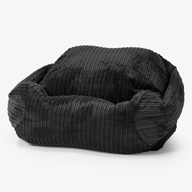 Sabine Sitzsack Sessel - Cord Schwarz 01