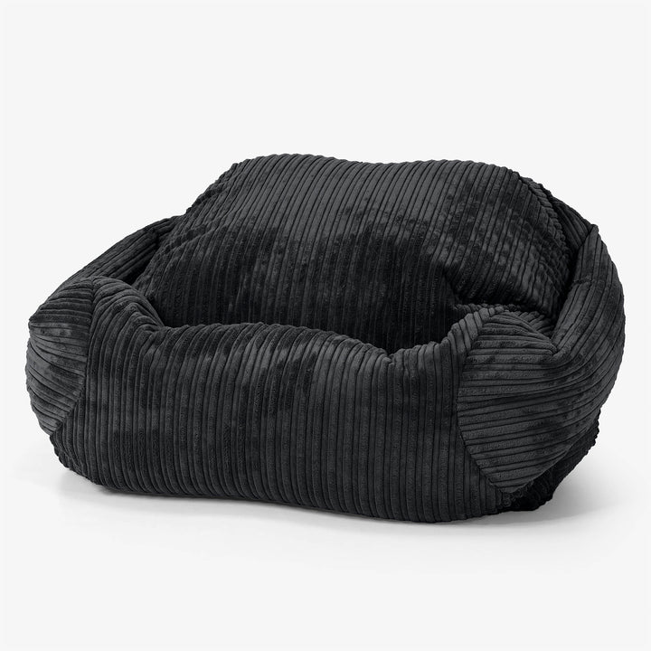 Sabine Sitzsack Sessel - Cord Schwarz 01