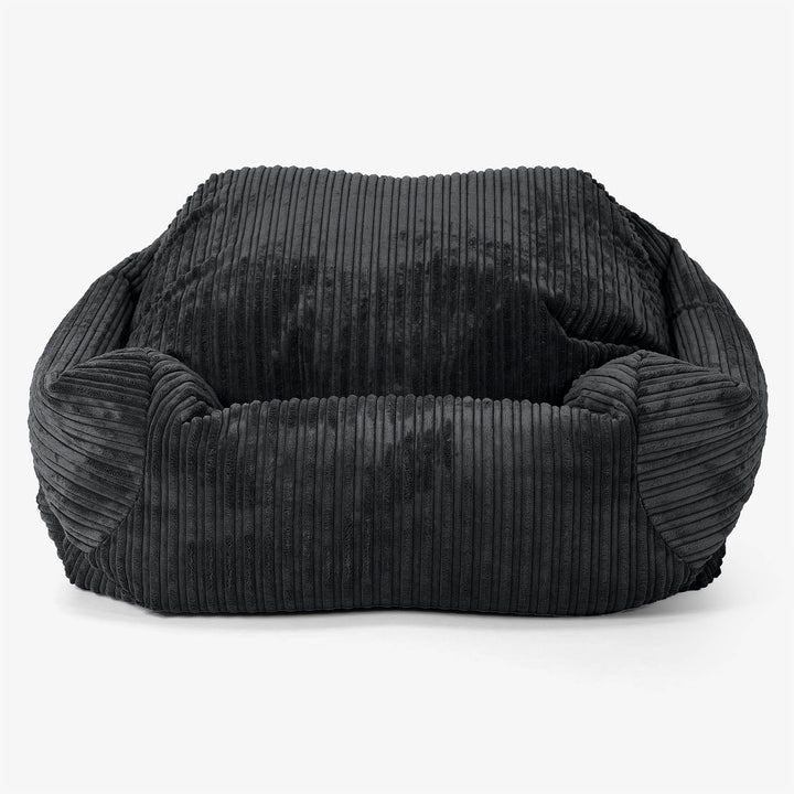 Sabine Sitzsack Sessel - Cord Schwarz 02