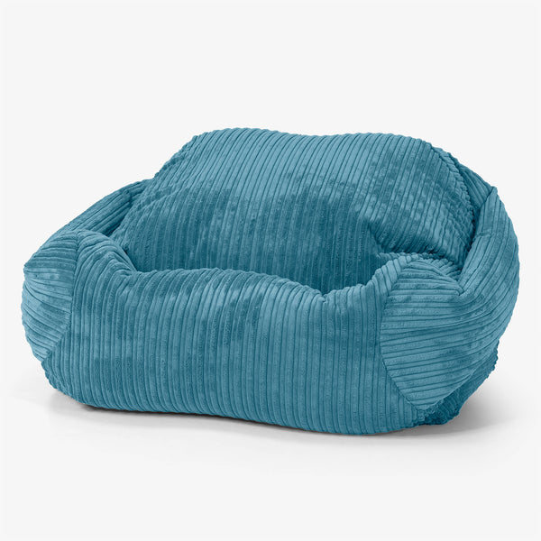 Sabine Sitzsack Sessel - Cord Türkis 01