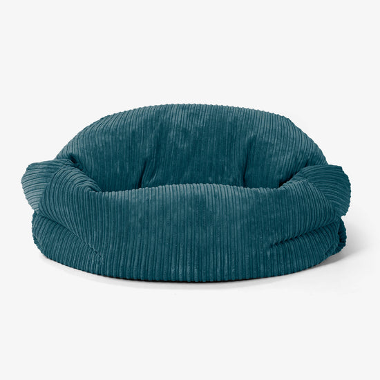 Sabine Sitzsack Sofa - Cord Blaugrün 02