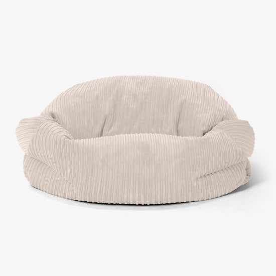Sabine Sitzsack Sofa - Cord Elfenbein 02
