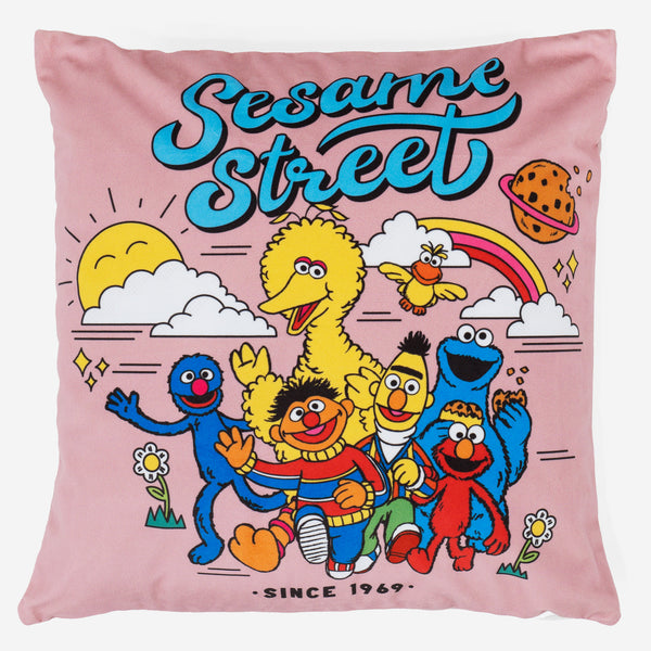 Dekokissen / Sofa Kissenbezug 47 x 47cm - Sesame Street Since 1969 01