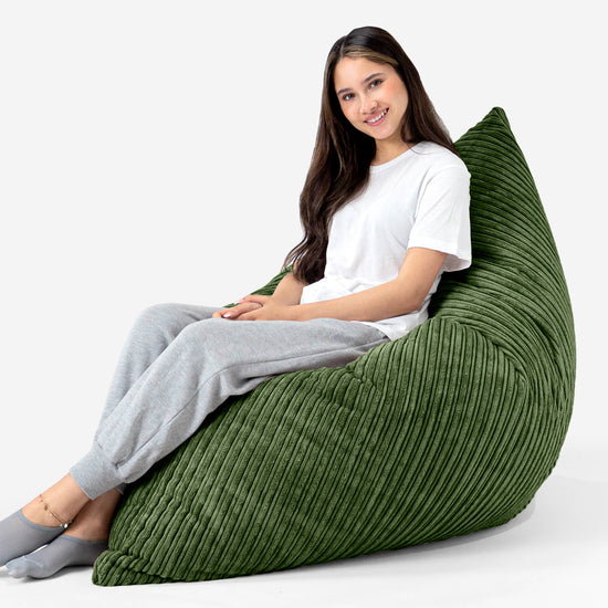 Sitzsack XXL - Cord Nadelwaldgrün 03