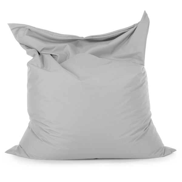 Sitzsack XXL - Pflegeleicht für Draußen Silber 01