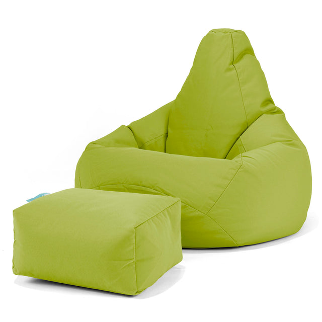 SoleiStorm™ Ultra 2000 h+ Gaming Sitzsack Sessel Outdoor - Olefin Hellgrün 01