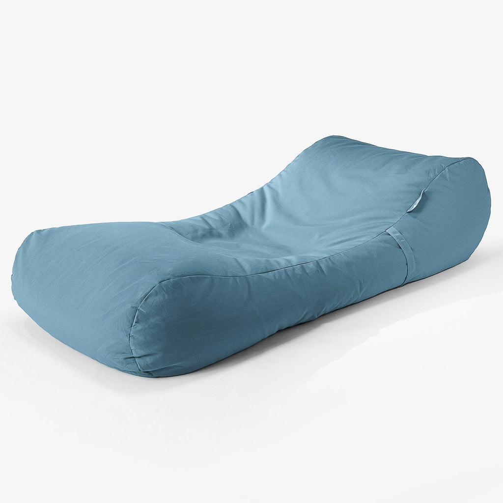 Big Bertha Original, SoleiStorm™ Ultra 2000 h+ Gartenliegen Sitzsack, Schlafsofa, Olefin Baby Blau